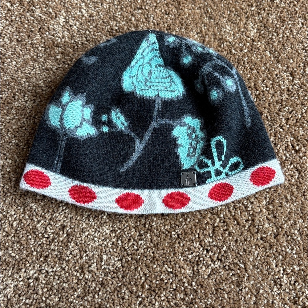 Smartwool Brocado Reversible Print Wool Blend Beanie